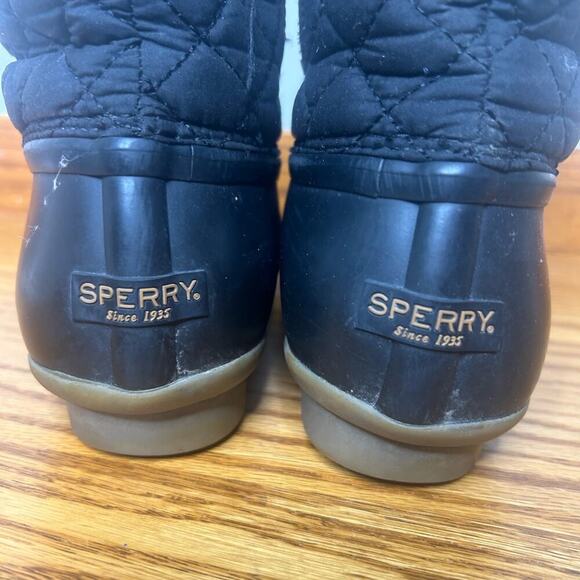 Sperry Duck Boots Size 9 Quilted F16-61775 Rain - Picture 8 of 9